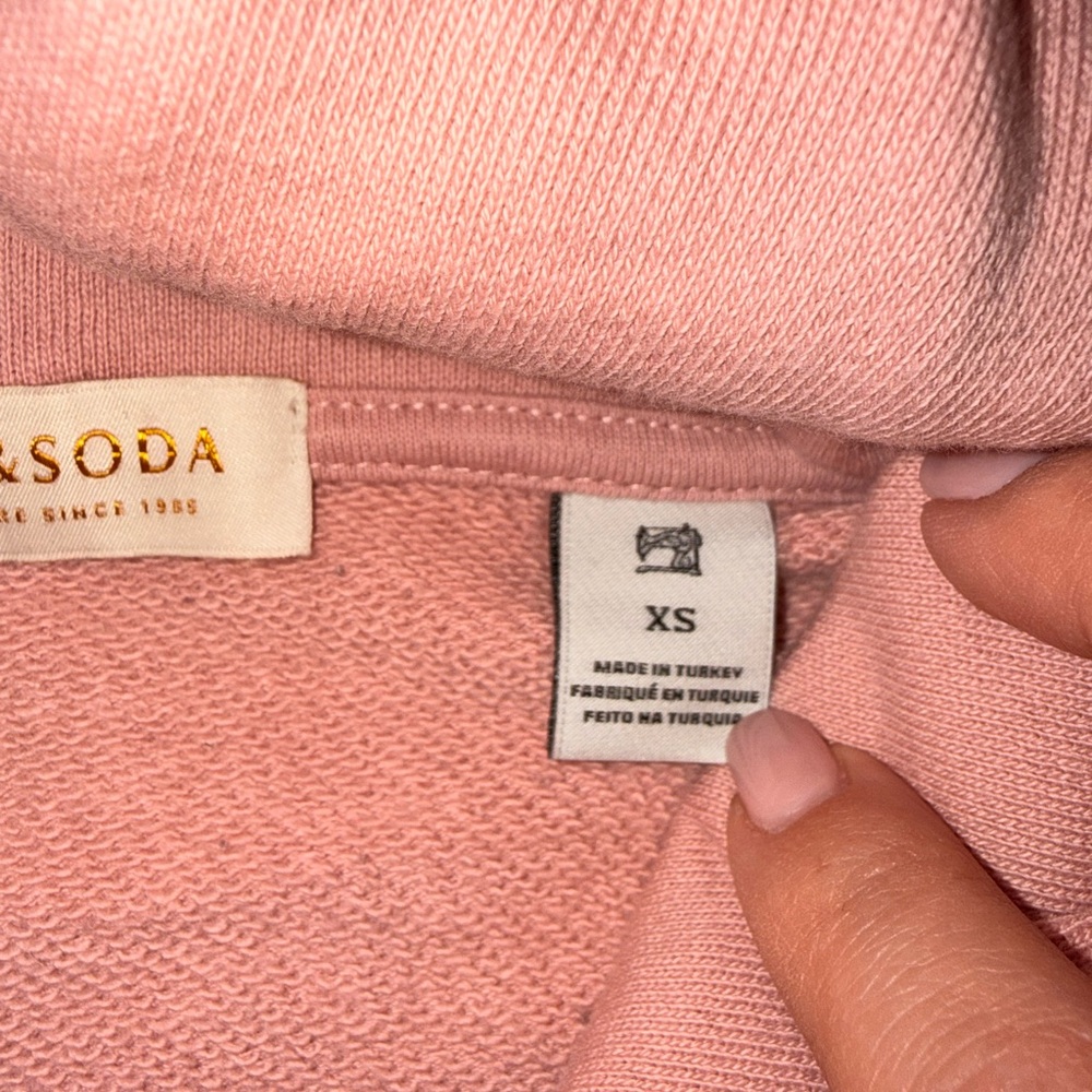 Scotch & Soda Dusty Pink Crewneck Hoodie - Picture 6 of 12
